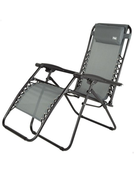 Chaise longue Aktive Gris foncé 52 x 102 x 68 cm –  (Salon De Jardin - Ensemble Table Chaise Fauteuil De Jar) | STORE PRO SHOP 
