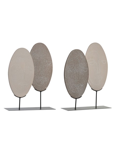 Figurine Décorative DKD Home Decor Beige Marron Clair Moderne 27 x 8 x 35,5 cm (2 Unités) – DKD HOME DECOR (Decoration Lumineuse) | STORE PRO SHOP 