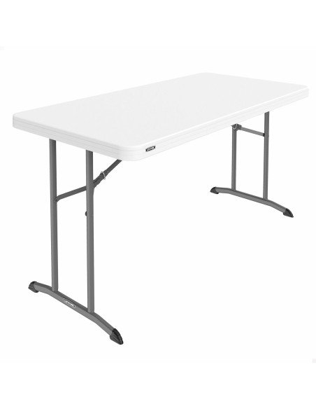 Table Piable Lifetime Blanc 152 x 74 x 76 cm –  (Salon De Jardin - Ensemble Table Chaise Fauteuil De Jar) | STORE PRO SHOP 