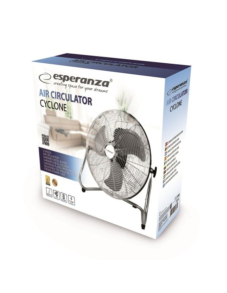 Ventilateur de Bureau Esperanza EHF006 Chrome 110 W –  (Climatiseur) | STORE PRO SHOP 