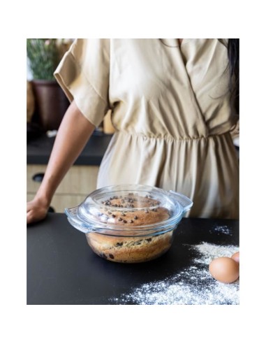 Cocotte - PYREX - 1450074 - Ronde - En verre borosilicate - 5,1 litres - Adapté au congélateur et micro-ondes – PYREX (Cocotte) | STORE PRO SHOP 
