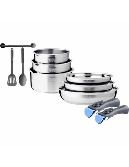 Batterie de Cuisine Arthur Martin Acier 10 Pièces –  (Batterie De Cuisine) | STORE PRO SHOP 