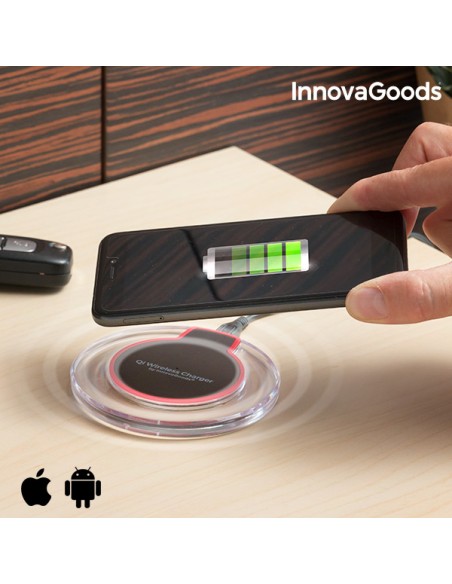 Chargeur Sans Fil pour Smartphones Qi InnovaGoods – INNOVAGOODS (Batterie Telephone) | STORE PRO SHOP 
