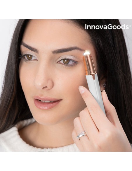 Tondeuse de Précision avec LED pour Poils du Visage InnovaGoods – INNOVAGOODS (Coffret Epilation) | STORE PRO SHOP 