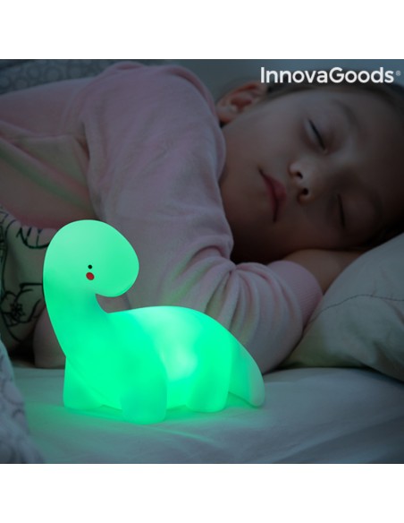Lampe LED multicolore Dinosaure Lightosaurus InnovaGoods – INNOVAGOODS (Neon - Eclairage Led) | STORE PRO SHOP 
