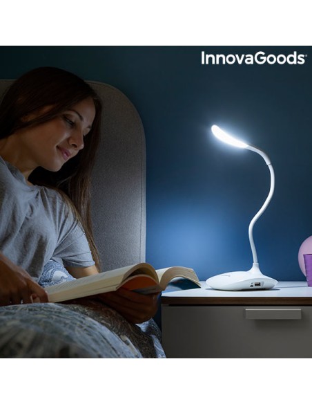Lampe LED de Table Rechargeable Tactile Lum2Go InnovaGoods – INNOVAGOODS (Neon - Eclairage Led) | STORE PRO SHOP 