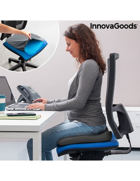Coussin en Gel de Silicone nid d´Abeille Hexafresh InnovaGoods – INNOVAGOODS (Coussin) | STORE PRO SHOP 