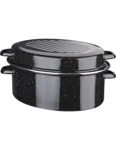 Cocotte acier émaillé - GSW - Daubiere Email - 32 cm - Ovale - Induction
