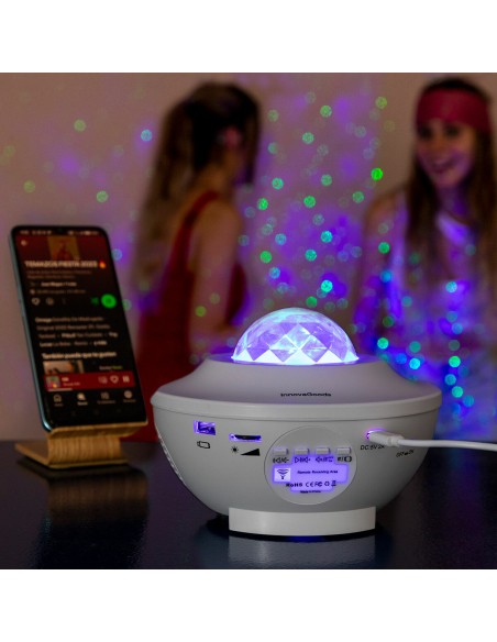 Projecteur d'Étoiles LED et Laser avec Haut-parleur Sedlay InnovaGoods – INNOVAGOODS (Neon - Eclairage Led) | STORE PRO SHOP 