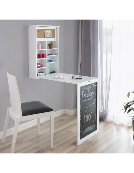 Bureau Mural Rabattable Woldy InnovaGoods – INNOVAGOODS (Bureau - Rehausse Bureau) | STORE PRO SHOP 