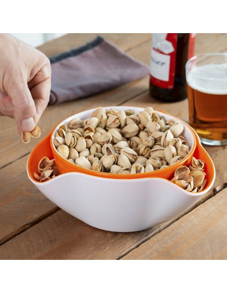 Bols pour Apéritifs 2 en 1 InnovaGoods 2 Pièces – INNOVAGOODS (Assiette) | STORE PRO SHOP 