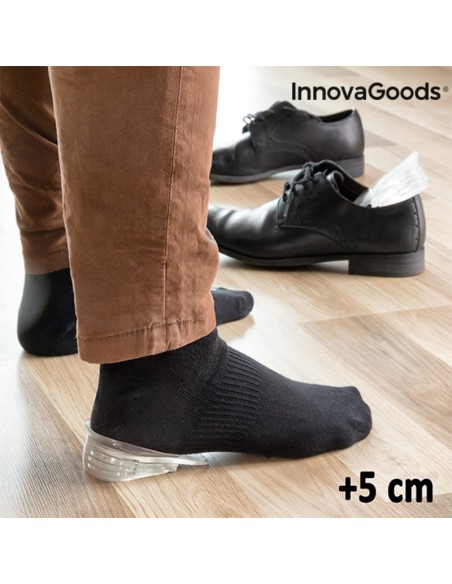Semelles Élévatrices en Silicone X5 cm InnovaGoods – INNOVAGOODS (Semelle De Chaussure) | STORE PRO SHOP 