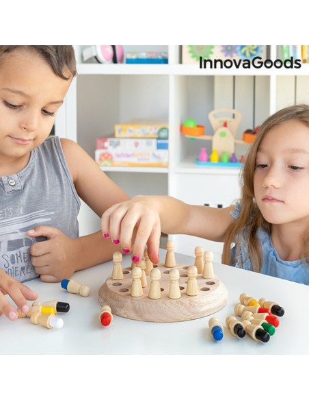Jeux de mémoire en bois Taeda InnovaGoods 26 Pièces – INNOVAGOODS (Jeu D'apprentissage) | STORE PRO SHOP 
