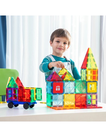 Blocs de Construction Magnétiques 3D Magoks InnovaGoods 57 Pièces – INNOVAGOODS (Puzzle) | STORE PRO SHOP 