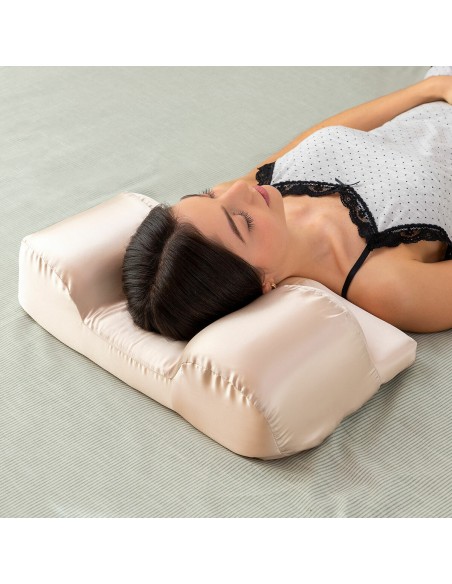 Oreiller Cervical Anti-Rides avec Housse en Satin Youthlow InnovaGoods – INNOVAGOODS (Oreiller De Camping) | STORE PRO SHOP 