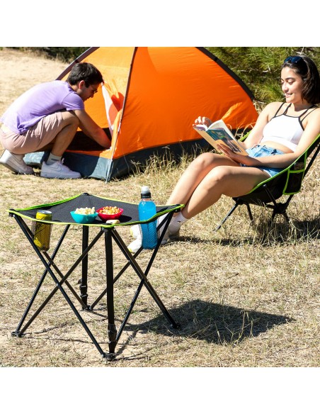Table de Camping Pliable en Tissu avec Housse Cafolby InnovaGoods – INNOVAGOODS (Outillage De Camping) | STORE PRO SHOP 