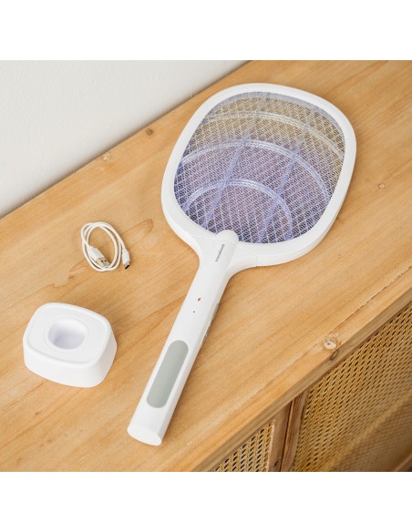 Raquette Anti-insectes Rechargeable 2 en 1 avec Lumière UV Elecfly InnovaGoods – INNOVAGOODS (Anti-nuisible Plante - Traitement Plante) | STORE PRO SHOP 