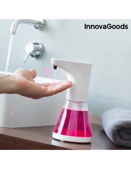 Distributeur automatique de savon avec capteur Sensoap InnovaGoods – INNOVAGOODS (Robinetterie De Salle De Bain) | STORE PRO SHOP 