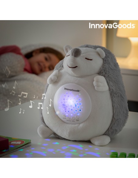 Hérisson en Peluche avec Bruit Blanc et Veilleuse Spikey InnovaGoods – INNOVAGOODS (Poupee) | STORE PRO SHOP 