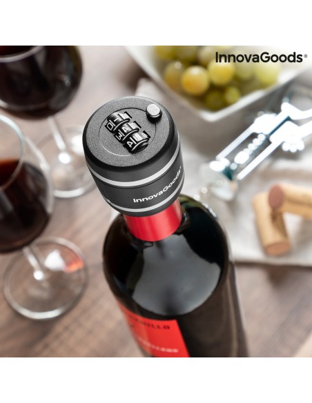 Serrure Bouchon pour Bouteilles de Vin Botlock InnovaGoods – INNOVAGOODS (Accessoires Vin) | STORE PRO SHOP 