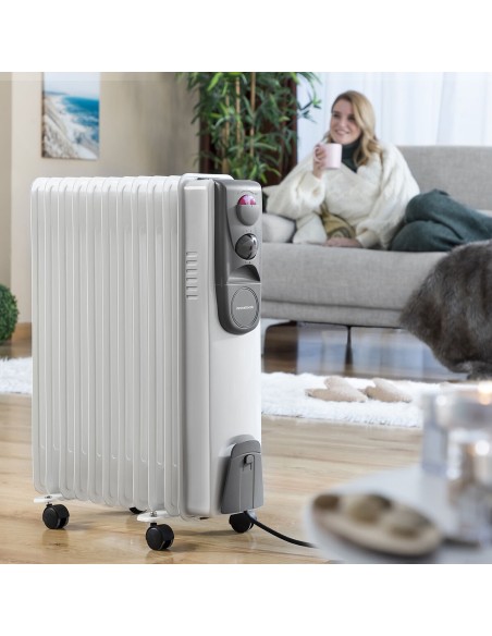 Radiateur à Huile Oileven InnovaGoods 2500 W (11 modules) – INNOVAGOODS (Radiateur Electrique D'appoint - Radiateur Electrique M) | STORE PRO SHOP 
