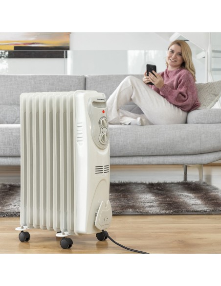 Radiateur à Huile Oinine InnovaGoods 2000 W (9 modules) – INNOVAGOODS (Radiateur Electrique D'appoint - Radiateur Electrique M) | STORE PRO SHOP 