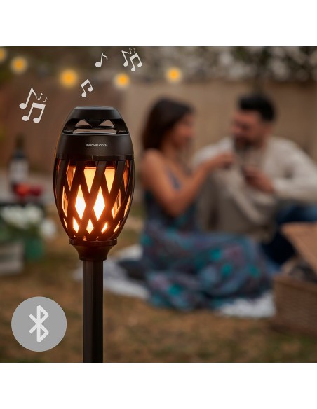 Haut-Parleur Sans Fil avec LED Effet Flamme Spekkle InnovaGoods – INNOVAGOODS (Decoration Lumineuse) | STORE PRO SHOP 