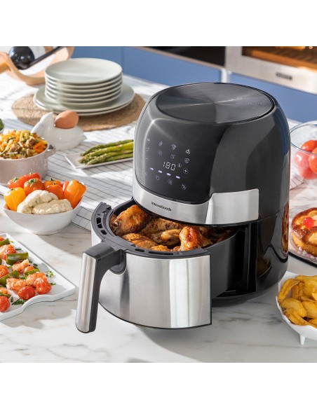 Friteuse sans Huile InnovaGoods Fryinn 3500 Noir Acier inoxydable 1400 W 3,5 L – INNOVAGOODS (Friteuse) | STORE PRO SHOP 