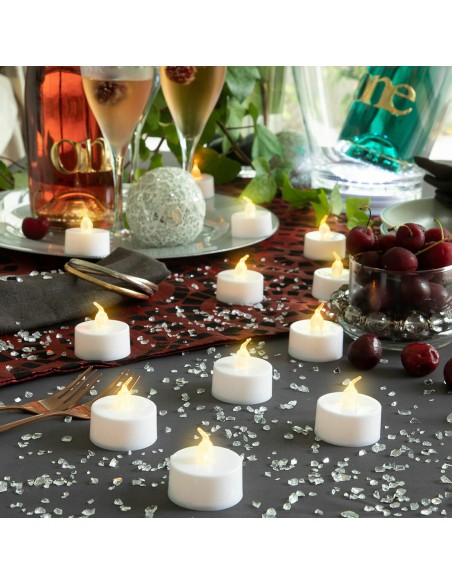 Lot de Bougies Chauffe-plat LED Romandle InnovaGoods 12 Unités – INNOVAGOODS (Bougeoir - Chandelier) | STORE PRO SHOP 
