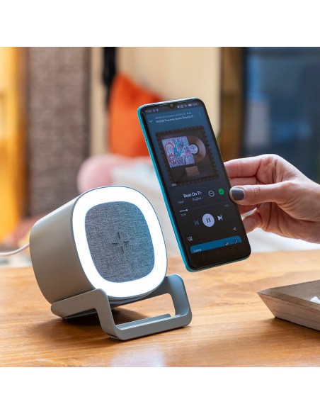Haut-Parleur Chargeur Sans-fil avec LED Souwis InnovaGoods – INNOVAGOODS (Batterie Telephone) | STORE PRO SHOP 