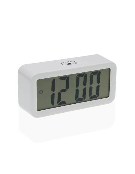 Pendule Réveil Versa Blanc Métal 3,9 x 6,5 x 13,4 cm – VERSA (Radio Reveil) | STORE PRO SHOP 