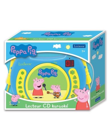 LEXIBOOK - PEPPA PIG - Lecteur CD Karaoké Enfant avec 2 microphones – LEXIBOOK (Accessoire De Jeu Multimedia Enfant) | STORE PRO SHOP 