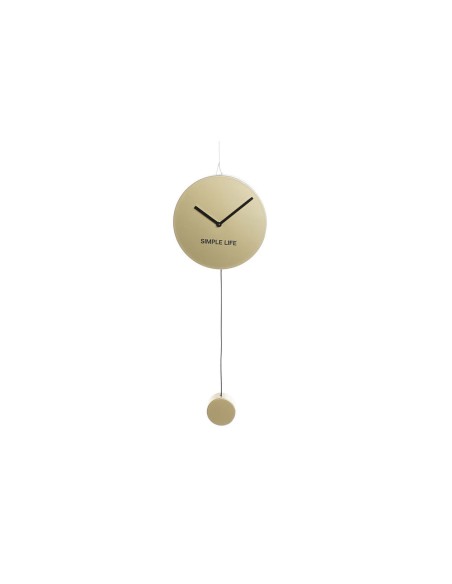 Horloge Murale DKD Home Decor Fer Doré (22 x 5.5 x 60 cm)