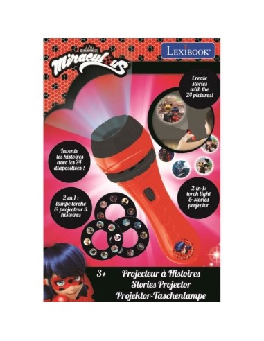 Projecteur a histoires et lampe torche Miraculous - LEXIBOOK - LP MIRA - Enfant - Rouge – LEXIBOOK (Accessoire De Jeu Multimedia Enfant) | STORE PRO SHOP 