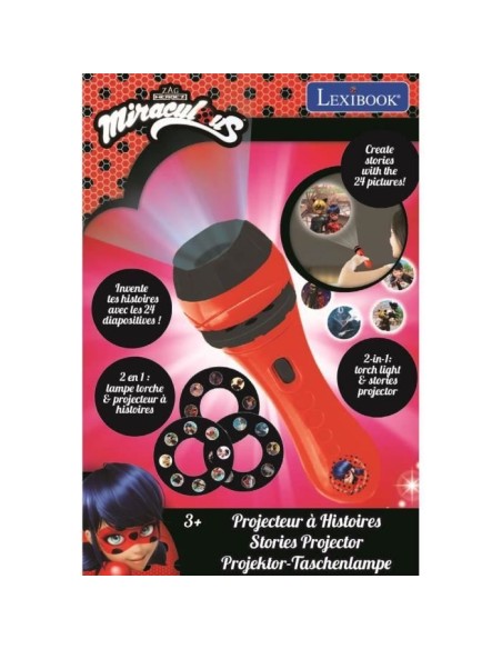 Projecteur a histoires et lampe torche Miraculous - LEXIBOOK - LP MIRA - Enfant - Rouge – LEXIBOOK (Accessoire De Jeu Multimedia Enfant) | STORE PRO SHOP 
