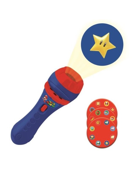 Projecteur a histoires et lampe torche Super Mario - LEXIBOOK - Mixte - Bleu - 3 ans et plus – LEXIBOOK (Accessoire De Jeu Multimedia Enfant) | STORE PRO SHOP 