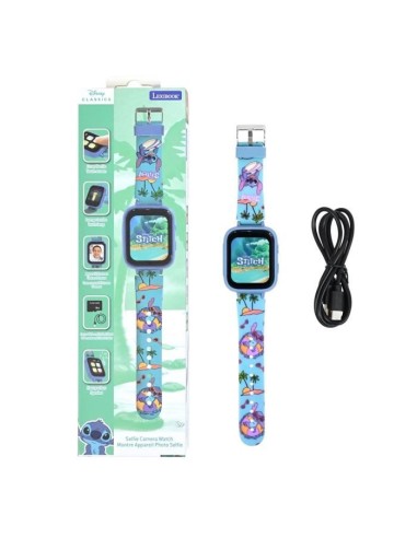 Montre avec écran couleurs Stitch avec camera et carte mémoire de 8 Go – LEXIBOOK (Accessoire De Jeu Multimedia Enfant) | STORE PRO SHOP 
