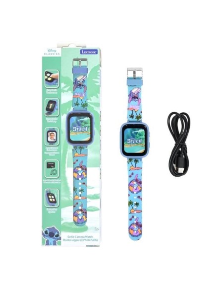 Montre avec écran couleurs Stitch avec camera et carte mémoire de 8 Go – LEXIBOOK (Accessoire De Jeu Multimedia Enfant) | STORE PRO SHOP 