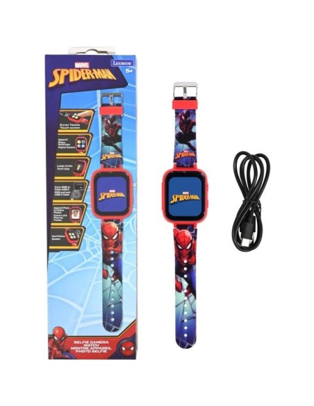 Montre avec écran couleurs SpiderMan avec camera et carte mémoire de 8 Go – LEXIBOOK (Accessoire De Jeu Multimedia Enfant) | STORE PRO SHOP 
