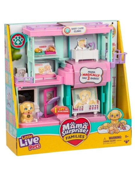Clinique vétérinaire - LITTLE LIVE PETS - Mama Surprise - Accessoires inclus - Naissance magique – LITTLE LIVE PETS (Robot Miniature - Personnage Miniature - Animal Anime M) | STORE PRO SHOP 