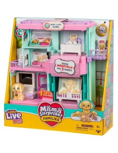 Clinique vétérinaire - LITTLE LIVE PETS - Mama Surprise - Accessoires inclus - Naissance magique – LITTLE LIVE PETS (Robot Miniature - Personnage Miniature - Animal Anime M) | STORE PRO SHOP 
