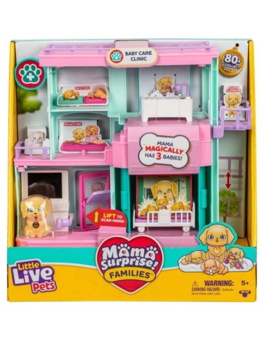 Clinique vétérinaire - LITTLE LIVE PETS - Mama Surprise - Accessoires inclus - Naissance magique – LITTLE LIVE PETS (Robot Miniature - Personnage Miniature - Animal Anime M) | STORE PRO SHOP 