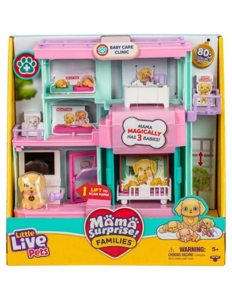 Clinique vétérinaire - LITTLE LIVE PETS - Mama Surprise - Accessoires inclus - Naissance magique – LITTLE LIVE PETS (Robot Miniature - Personnage Miniature - Animal Anime M) | STORE PRO SHOP 