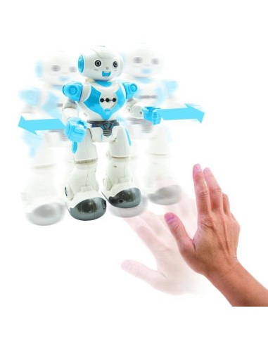Powerman Neo Robot Programmable avec dance, histoire, musique, démo, contrôle gestuel et télécommande – LEXIBOOK () | STORE PRO SHOP 
