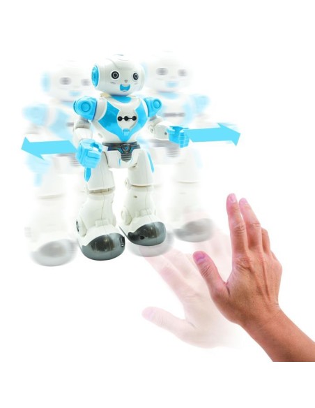 Powerman Neo Robot Programmable avec dance, histoire, musique, démo, contrôle gestuel et télécommande – LEXIBOOK () | STORE PRO SHOP 