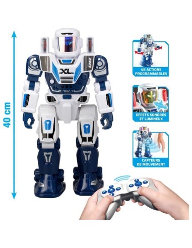 Robot radiocommandé - SILVERLIT - Program A Bot XL - 40 cm - 48 actions programmables - Télécommande intuitive – SILVERLIT (Robot Miniature - Personnage Miniature - Animal Anime M) | STORE PRO SHOP 