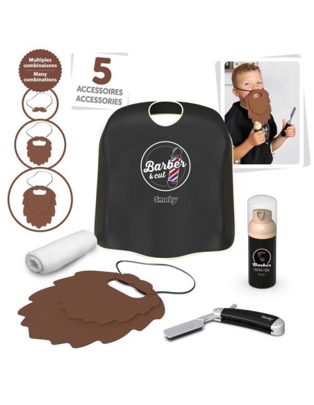barber and cut  - premiere barbe – SMOBY (Deguisement - Panoplie De Deguisement) | STORE PRO SHOP 