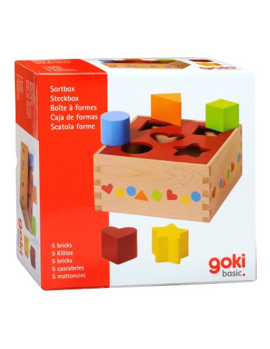 Boite à 5 formes – GOKI (Forme A Trier - Forme A Agencer - Boite A Forme - Pyram) | STORE PRO SHOP 