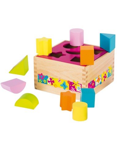 Susibelle Boîte à formes Sophie 10 pièces – GOKI (Forme A Trier - Forme A Agencer - Boite A Forme - Pyram) | STORE PRO SHOP 
