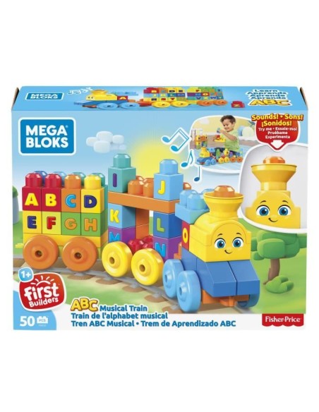 Mega Bloks - Le Train de l'Alphabet - Jouet de construction - 12 mois et  FWK22 – MEGA BLOKS (Forme A Trier - Forme A Agencer - Boite A Forme - Pyram) | STORE PRO SHOP 